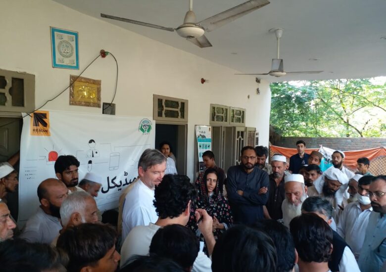 Free Medical Camps in Flood Affected Area of District Charsadda and District Nowshera of KP