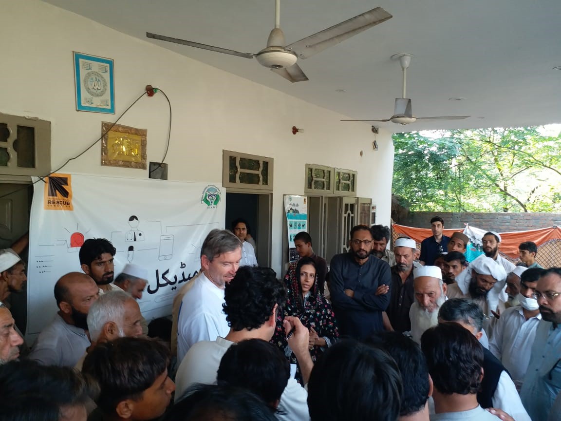 Free Medical Camps in Flood Affected Area of District Charsadda and District Nowshera of KP